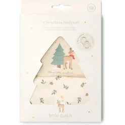 Little dutch 2-pack romper kerst Beigebrown