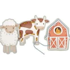 Little Dutch rijgkaarten Little Farm Multi