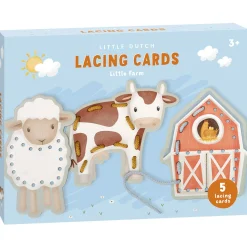 Little Dutch rijgkaarten Little Farm Multi