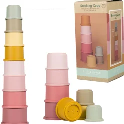 Little Dutch stapelbekers - 8 stuks Pink