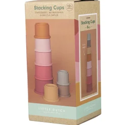 Little Dutch stapelbekers - 8 stuks Pink