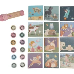 Little Dutch verhalen projector zaklamp Pink