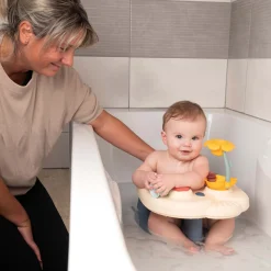 Little Smoby baby bath time badzitje blauw