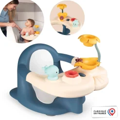 Little Smoby baby bath time badzitje blauw