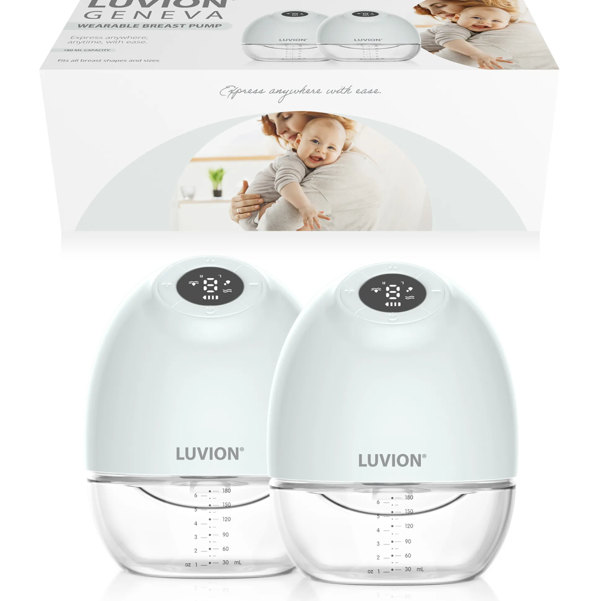 Luvion Geneva handsfree dubbele borstkolf