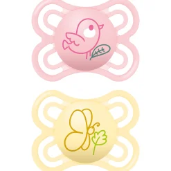 MAM fopspeen Perfect Silikon 0-6 maanden Pink