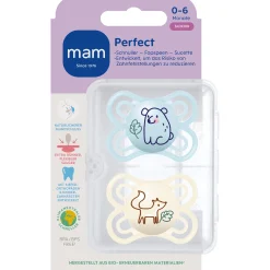 MAM fopspeen Perfect Silikon 0-6 maanden Blue