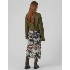 Mamalicious zwangerschapstrui lange mouwen effen groen