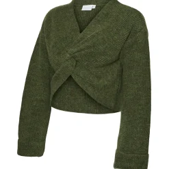 Mamalicious zwangerschapstrui lange mouwen effen groen