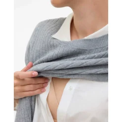 Mamalicious zwangerschapstrui mouwloos effen grijs