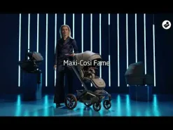 Maxi-Cosi Fame frame met zit Twillic Black