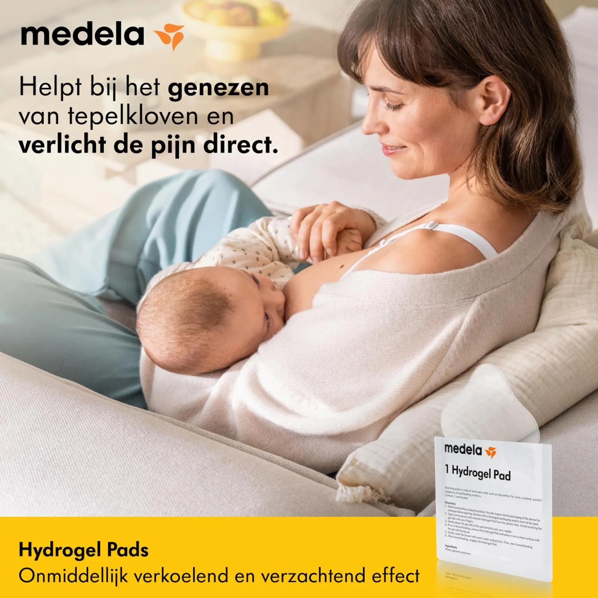 Medela hydrogel pads 4 stuks