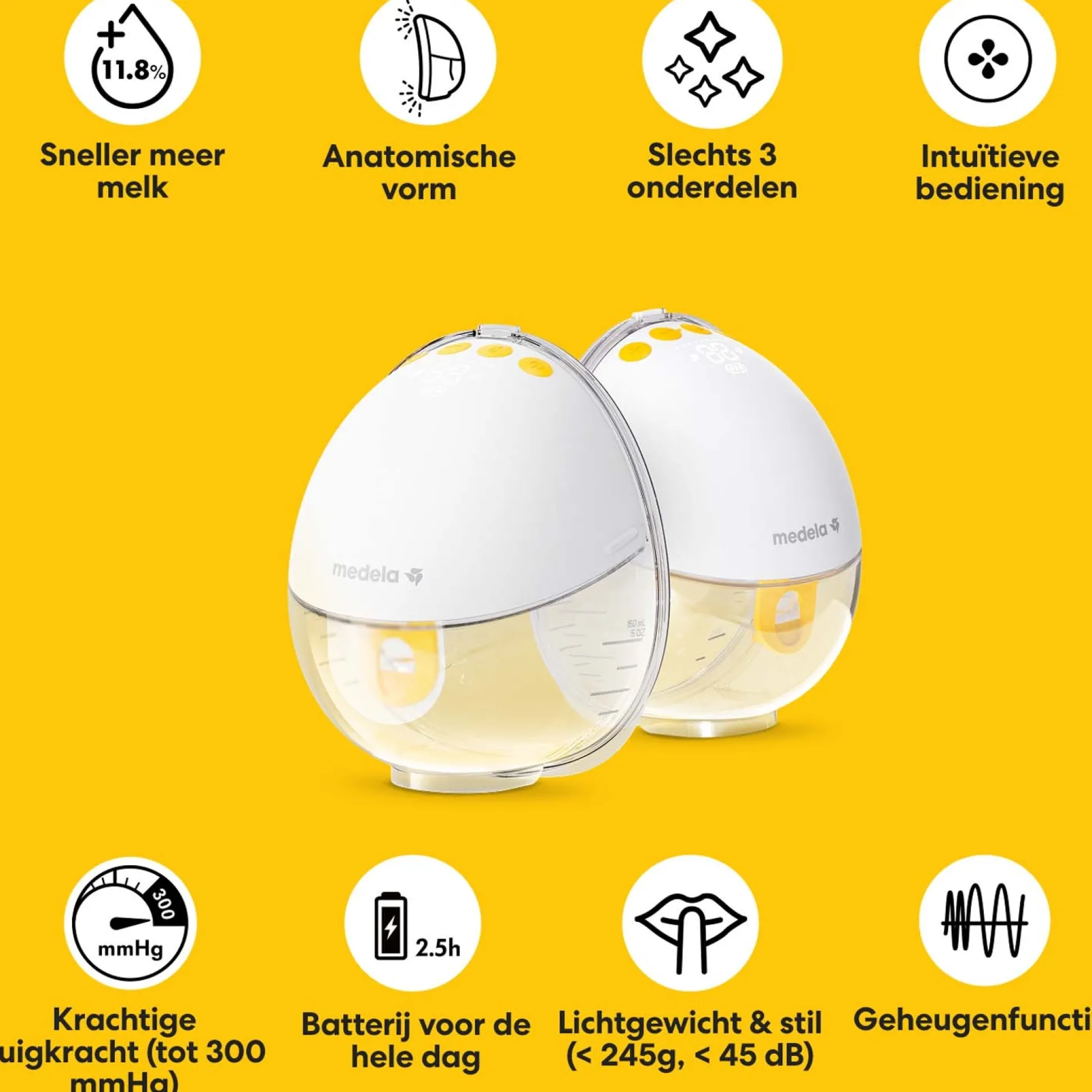 Medela Motion Inbra dubbelzijdige borstkolf
