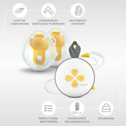 Medela Swing Maxi Hands-free Dubbele Elektrische borstkolf