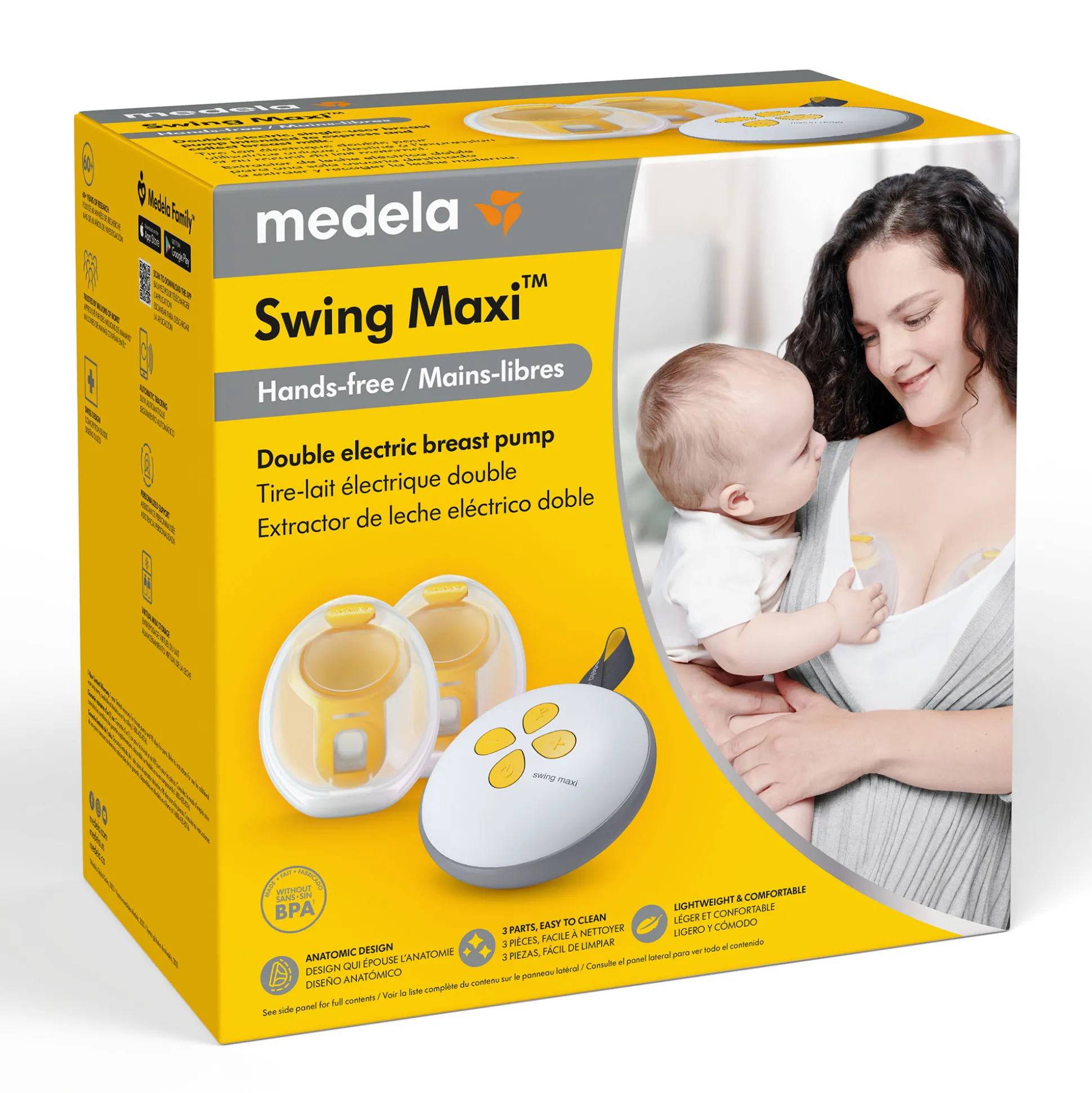 Medela Swing Maxi Hands-free Dubbele Elektrische borstkolf