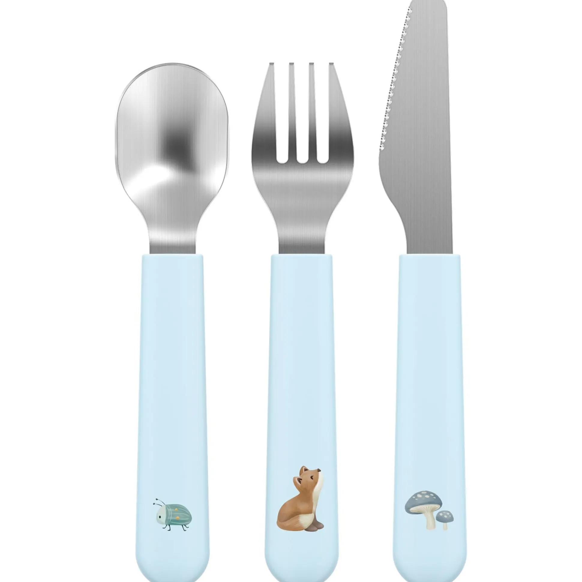 Mepal kinderbestekset 3-delig Forest Friends blauw
