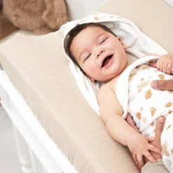 Meyco aankleedkussenhoes hydrofiel beige