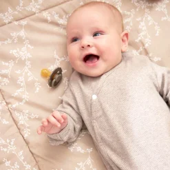 Meyco boxkleed branches Sandbrown