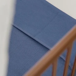 Meyco ledikantdeken pure blauw