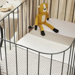 Meyco ledikantdeken wafel grijs