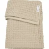 Meyco ledikantdeken wafel beige