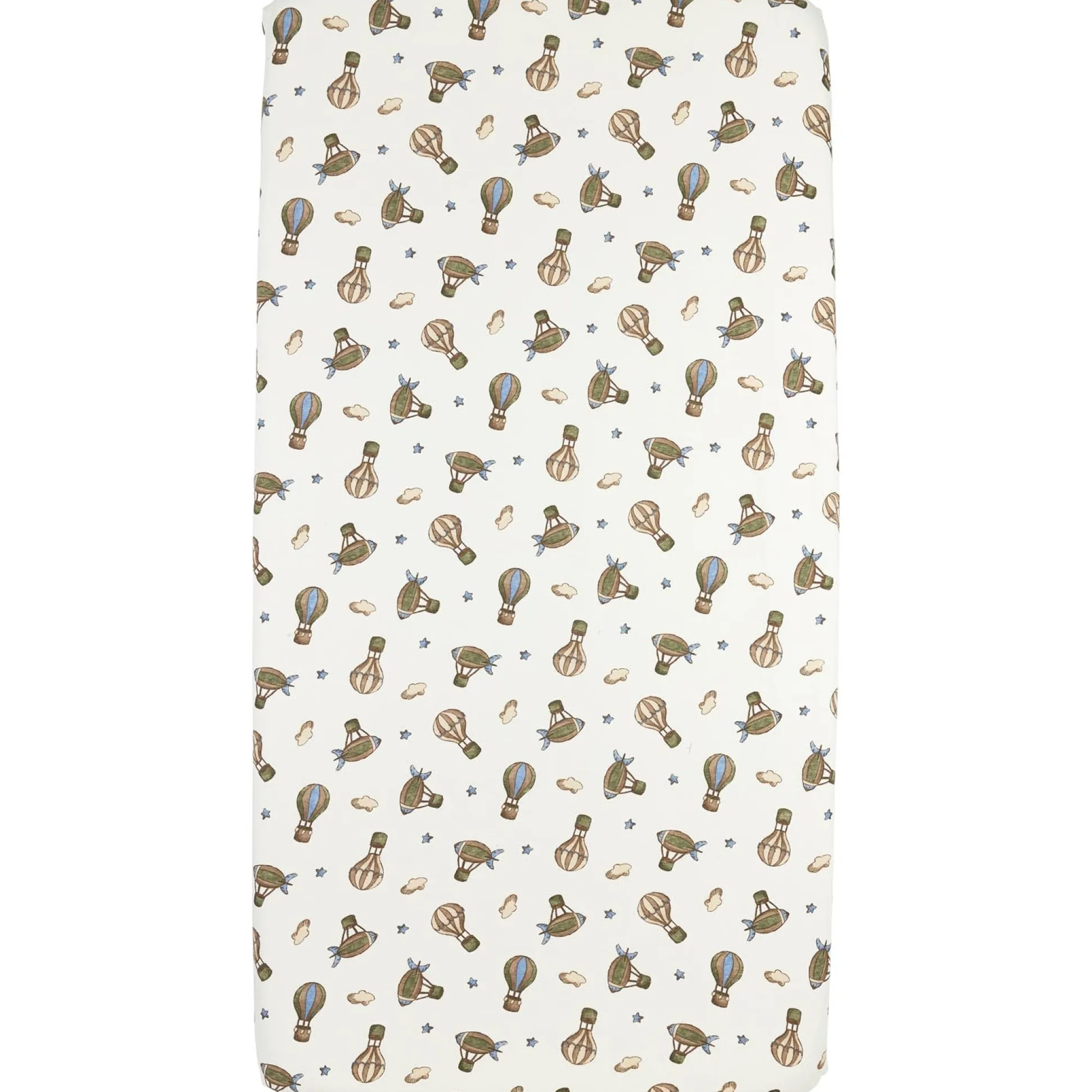 Meyco ledikanthoeslaken air balloons wit