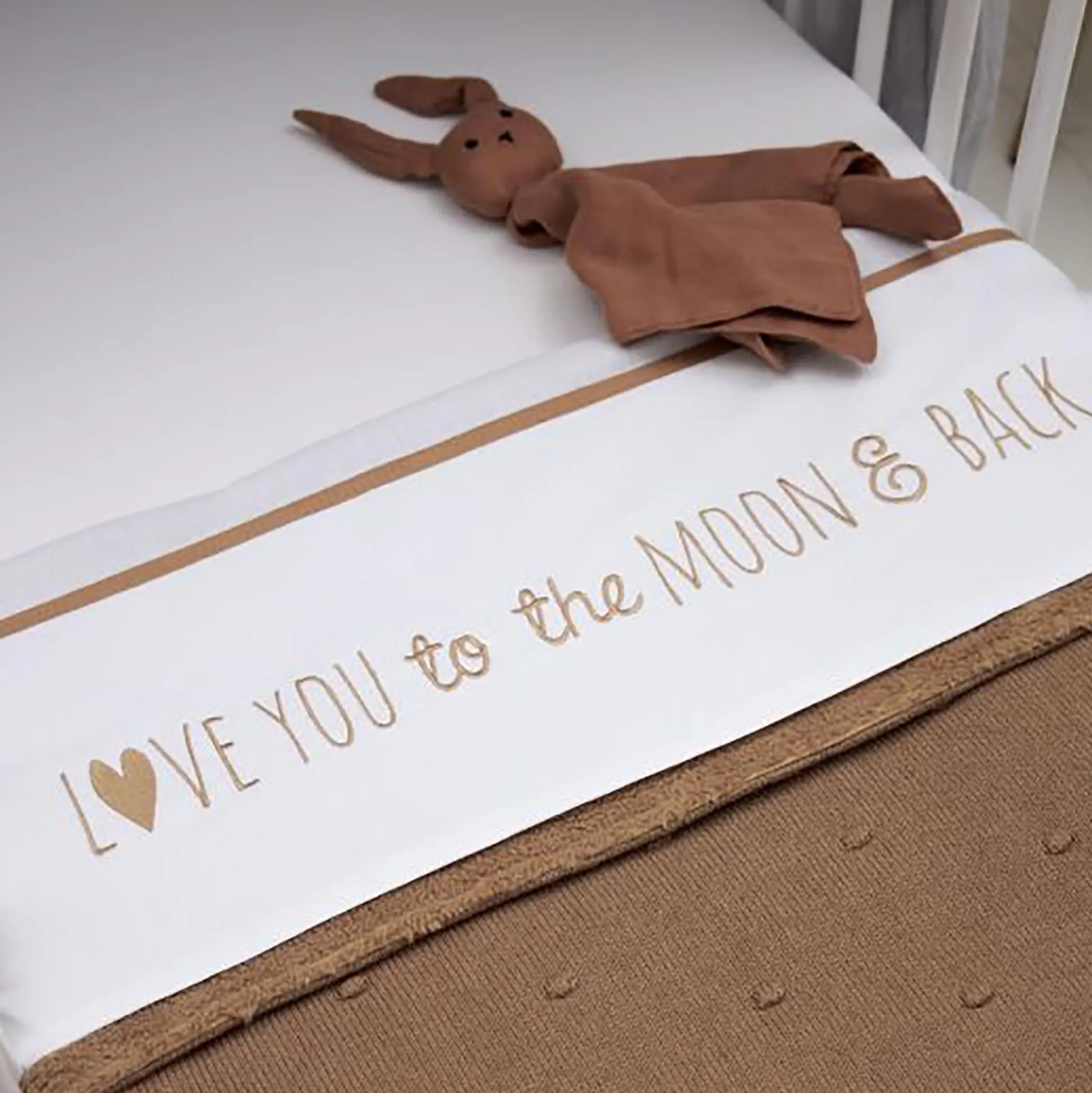 Meyco ledikanthoeslaken wit