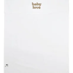 Meyco wieg laken baby love wit