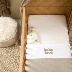 Meyco wieg laken baby love wit