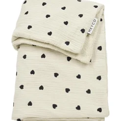 Meyco wiegdeken sweet hearts beige