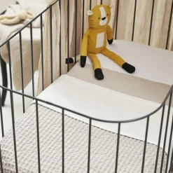 Meyco wiegdeken wafel grijs