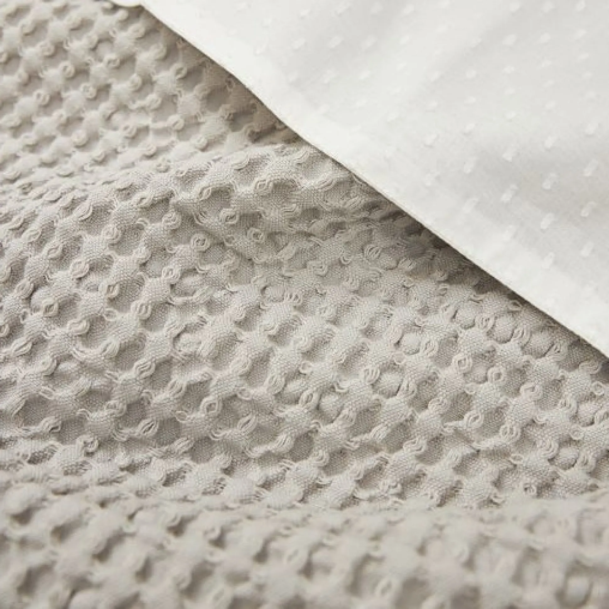 Meyco wiegdeken wafel grijs