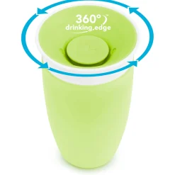 Munchkin drinkbeker Miracle 360 graden - 296 ml 12+ maanden groen