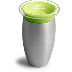 Munchkin drinkbeker miracle RVS green groen