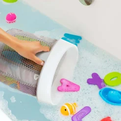Munchkin super scoop bath toy/organizer grijs