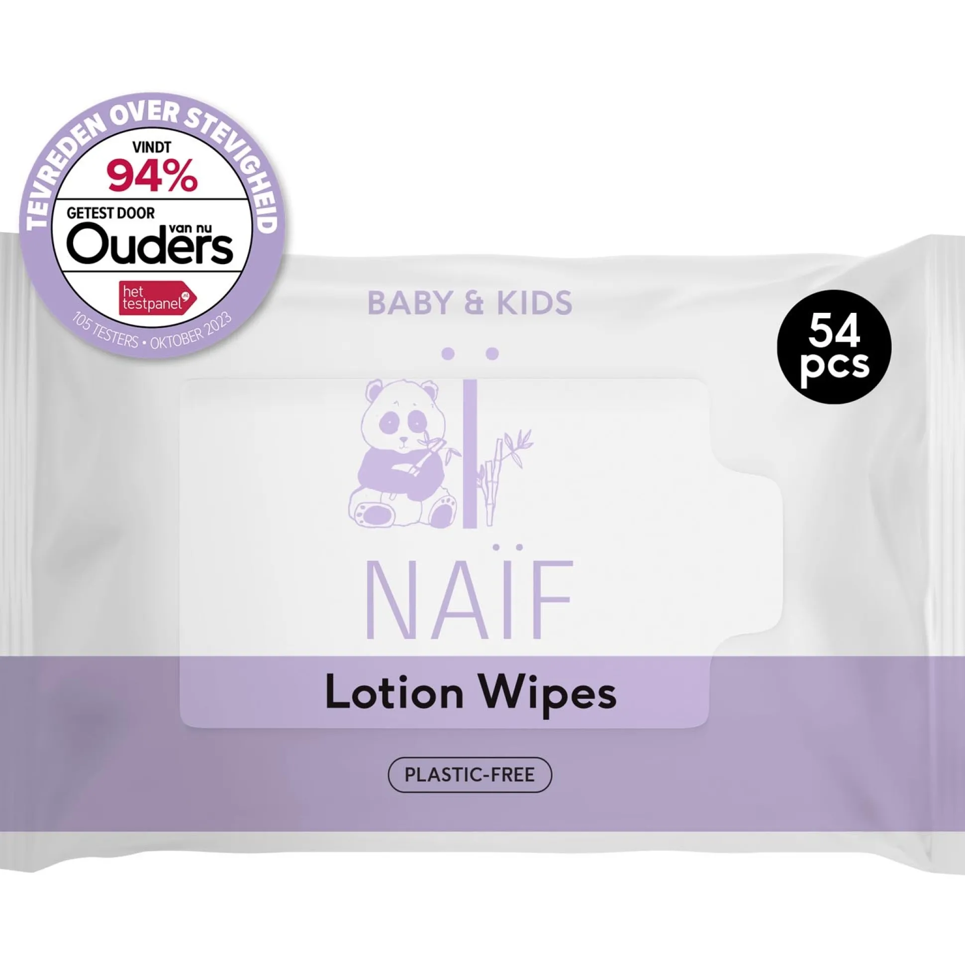 Naïf Plasticvrije Lotion Billendoekjes 54 stuks