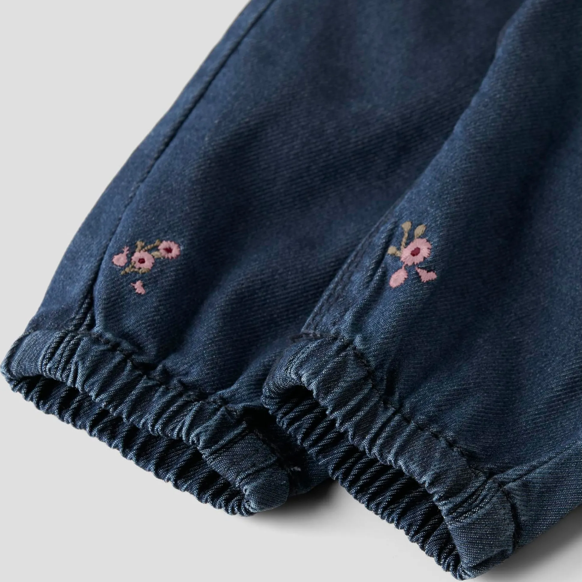 Name it baby broek bloemen blauw