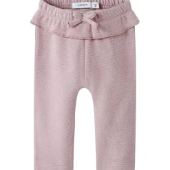 Name it baby legging  effen roze