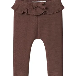 Name it baby legging  effen paars