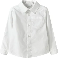 Name It peuter blouse lange mouwen effen wit