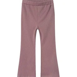 Name it peuter broek flared  effen paars