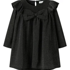 Name it peuter jurk lange mouwen effen zwart