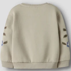 Name it peuter sweater lange mouwen printopdruk beige