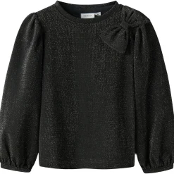 Name it peuter trui lange mouwen effen zwart