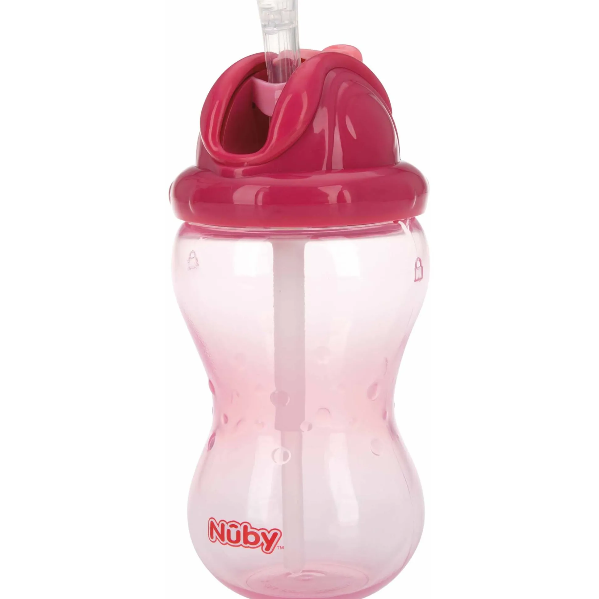 Nûby flip it antilekbeker 360ml roze
