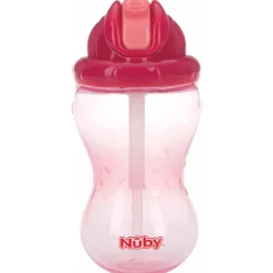 Nûby flip it antilekbeker 360ml roze