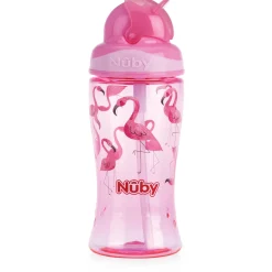 Nûby Flip-it rietjesbeker 18+ maanden roze