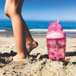 Nûby Flip-it rietjesbeker 18+ maanden roze