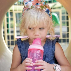 Nûby Flip-it rietjesbeker 18+ maanden roze