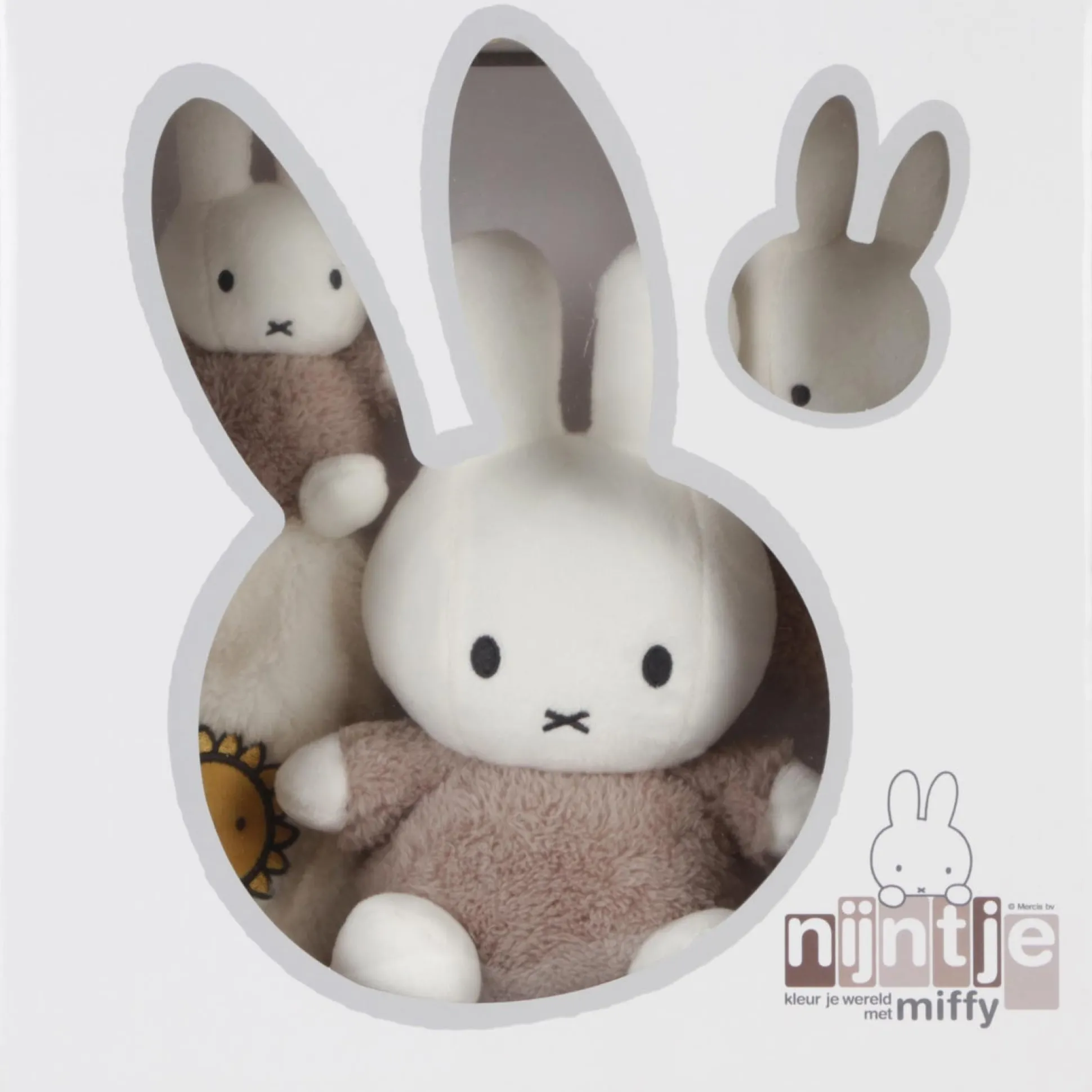 Nijntje giftset fluffy Taupebrown